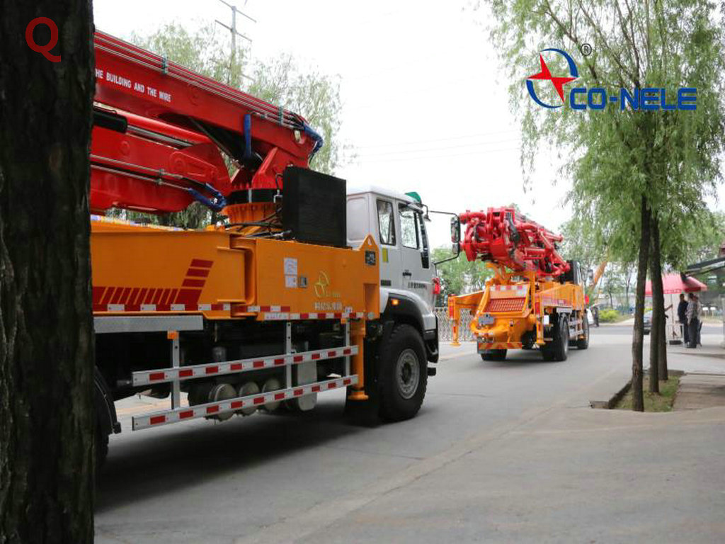 小型混凝土泵車，天泵，小型泵車