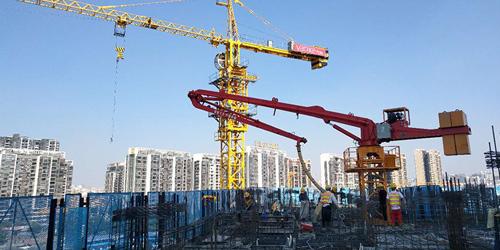 混凝土布料機(jī)筑造高樓-科尼樂集團(tuán)，您正確的選擇