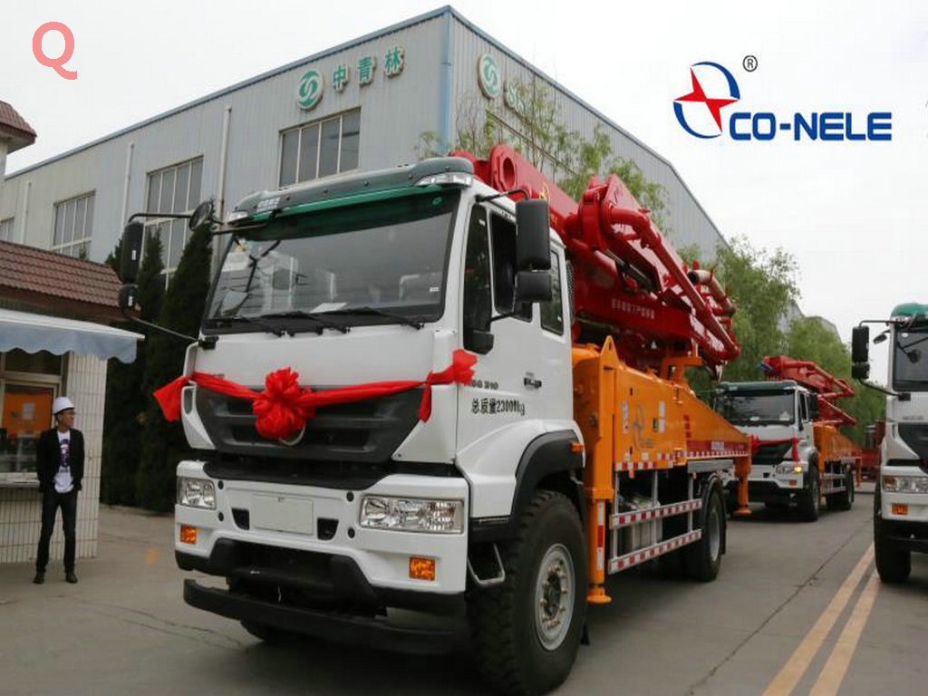 天泵，小型泵車，小型混凝土泵車，泵車